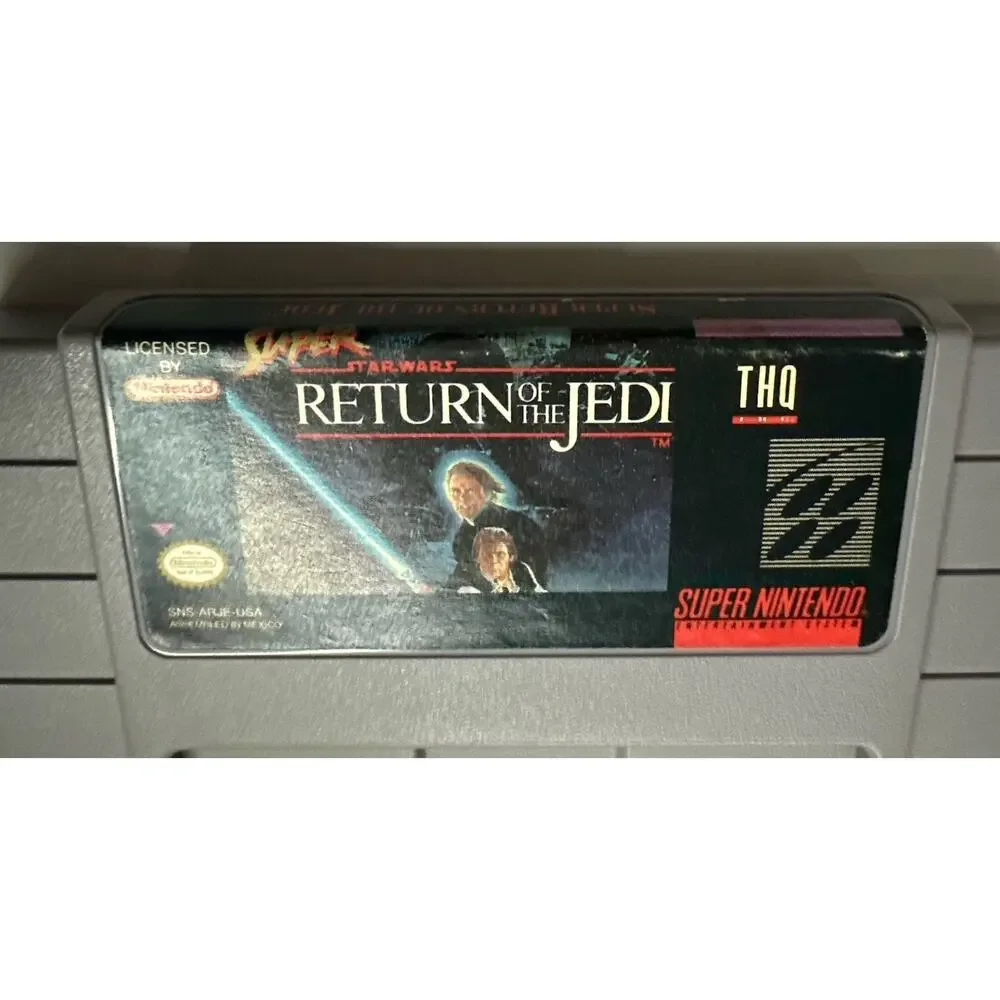 Star Wars Return of the Jedi Super Nintendo SNES Authentic Tested Retro Vintage